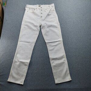 J. Crew 10" Vintage NWT Slim Straight Jean in White